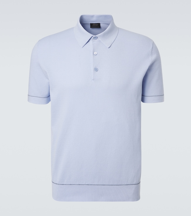 Cotton piqué polo shirt | Brioni